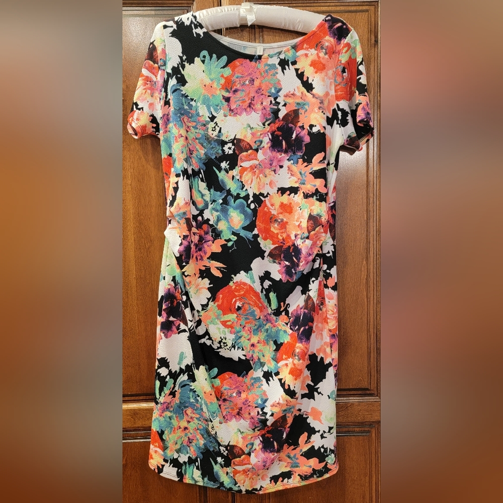 XL PinkBlush Floral Maternity Dress